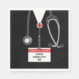 Creative Doctor Graduation Napkin