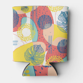 Creative Doodle Art Collage Header Can Cooler