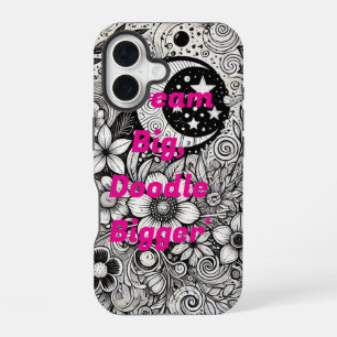 Creative Doodle Art Phone Case – Unique Hand-Drawn