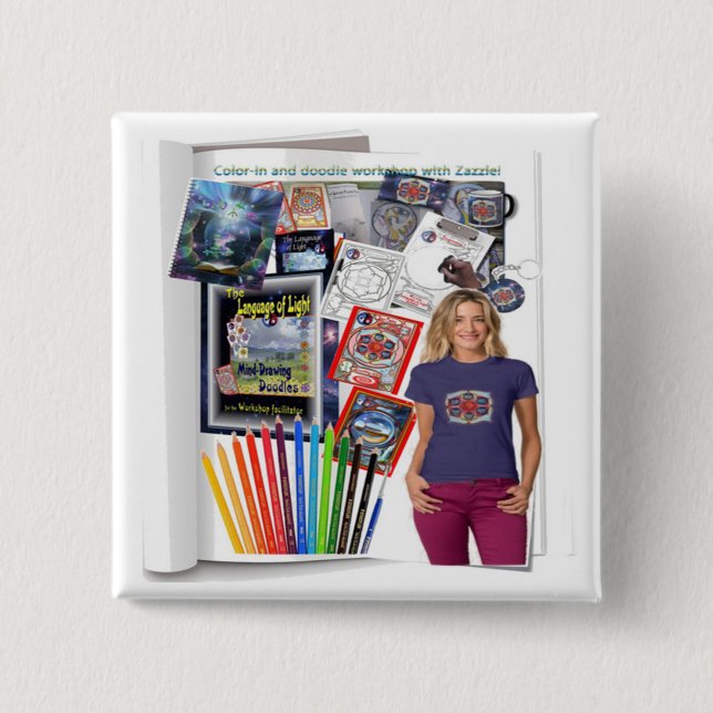 Creative doodling Button (Front)