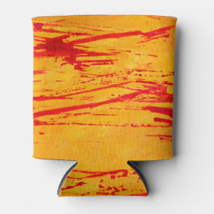Creative Drawing: Abstract Handmade Art. Can Cooler