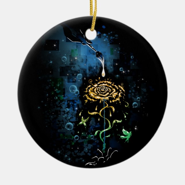 Creative Dreams Ceramic Ornament (Front)