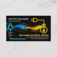 Creative Electric Circuit Lightning Electrician
