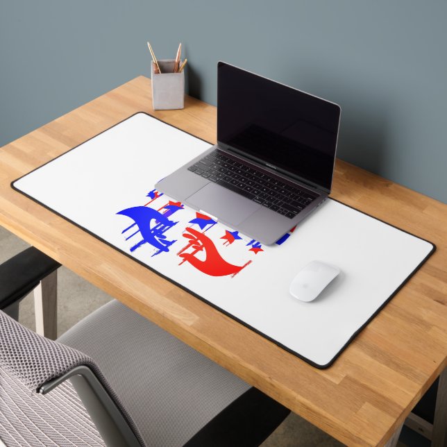 Creative Emblem of Empowerment and Representation Desk Mat (Office 2)