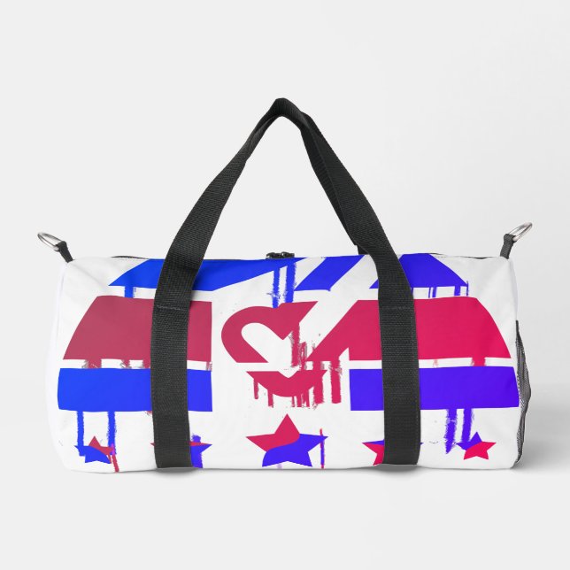 Creative Emblem of Empowerment and Representation Duffle Bag (Front)