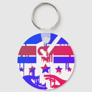 Creative Emblem of Empowerment and Representation Key Ring