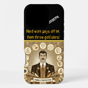 Creative Family Protection Lawyer Design iPhone 16 Pro Max Case