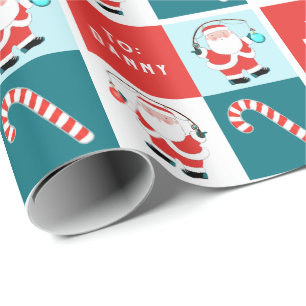 Creative Fishing Christmas Gift Wrapping Paper