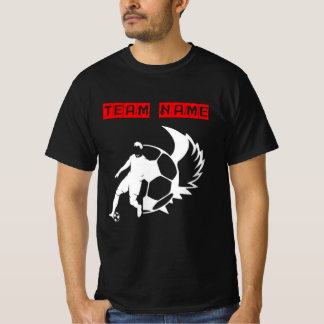 Creative Football Art Soccer Player Team T-Shirt