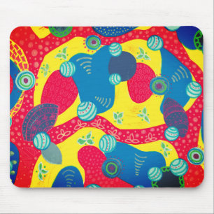 Creative Forms and Shapes Original Abstract Art Mouse Pad