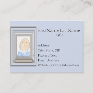 Creative Frame and Mat For Your Masterpiece Business Card