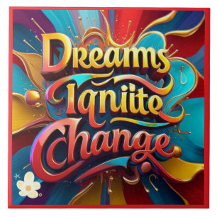 "Creative Freedom" Ceramic Tile
