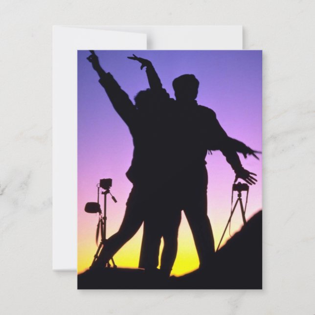 CREATIVE FUN COUPLE ANNIVERSARY PARTY INVITATION (Front)