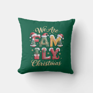 Creative & Fun Family Christmas Cushion
