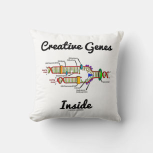 Creative Genes Inside (DNA Replication) Cushion