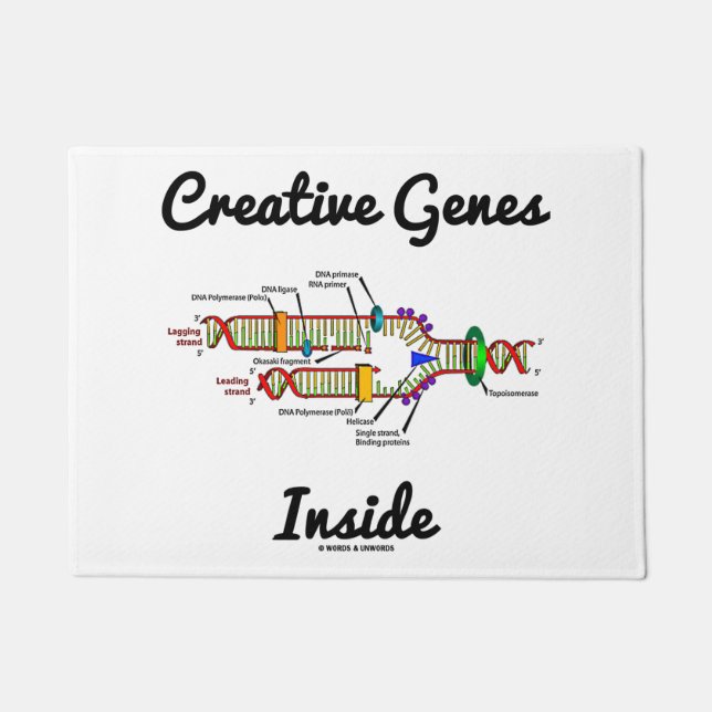 Creative Genes Inside DNA Replication Doormat (Front)