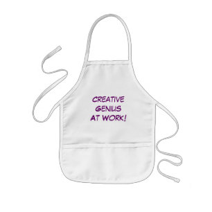 Creative Genius At Work! Kids Apron