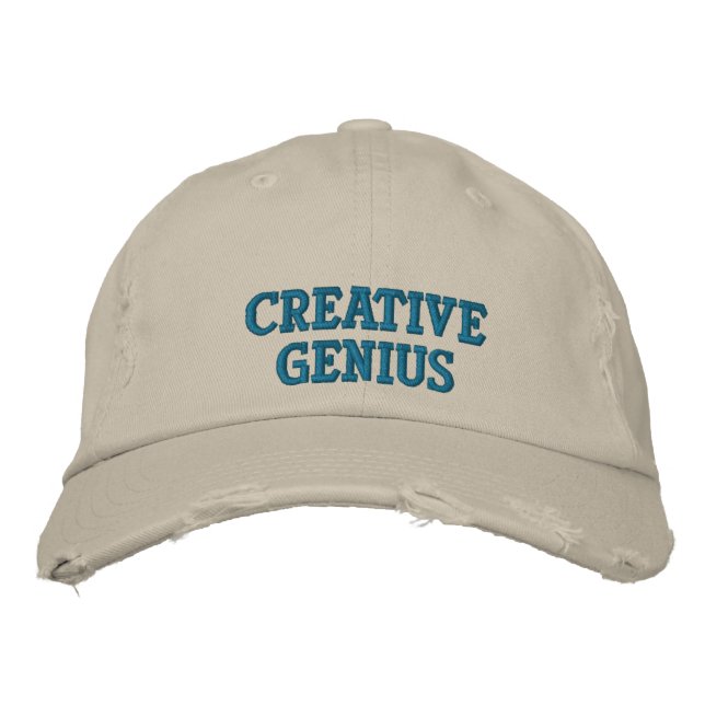 Creative Genius Embroidered Hat (Front)
