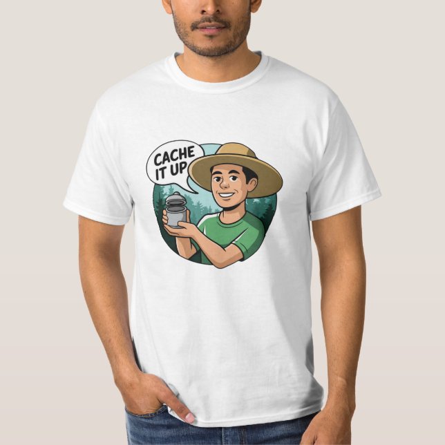 Creative Geocaching-Themed Designs T-Shirt (Front)