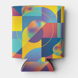Creative Geometric: Abstract Vintage Cover. Can Cooler