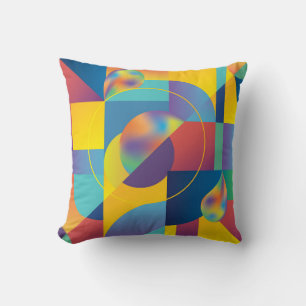 Creative Geometric: Abstract Vintage Cover. Cushion