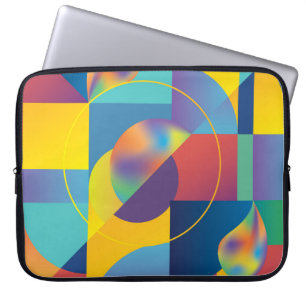 Creative Geometric: Abstract Vintage Cover. Laptop Sleeve