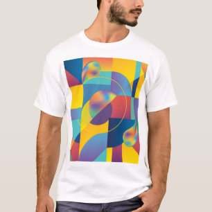 Creative Geometric: Abstract Vintage Cover. T-Shirt