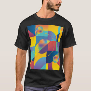 Creative Geometric: Abstract Vintage Cover. T-Shirt