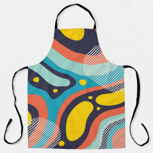 Creative geometric colorful background with patter apron