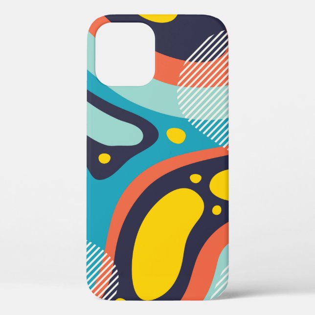 Creative geometric colourful background with patte Case-Mate iPhone case (Back)