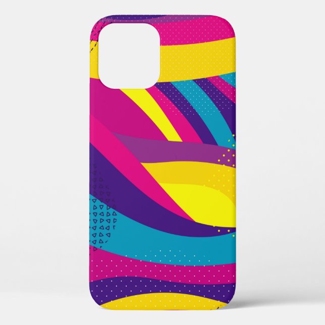 Creative geometric colourful bright background wit Case-Mate iPhone case (Back)
