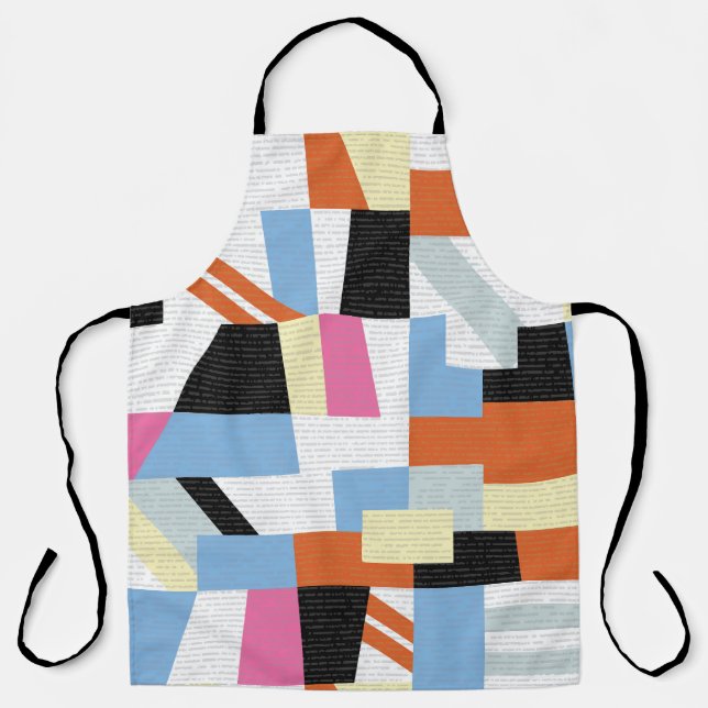Creative Geometric: Length Pattern Design Apron (Front)