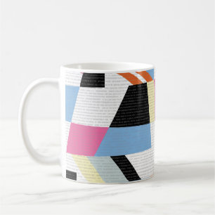 Creative Geometric: Length Pattern Design Coffee Mug