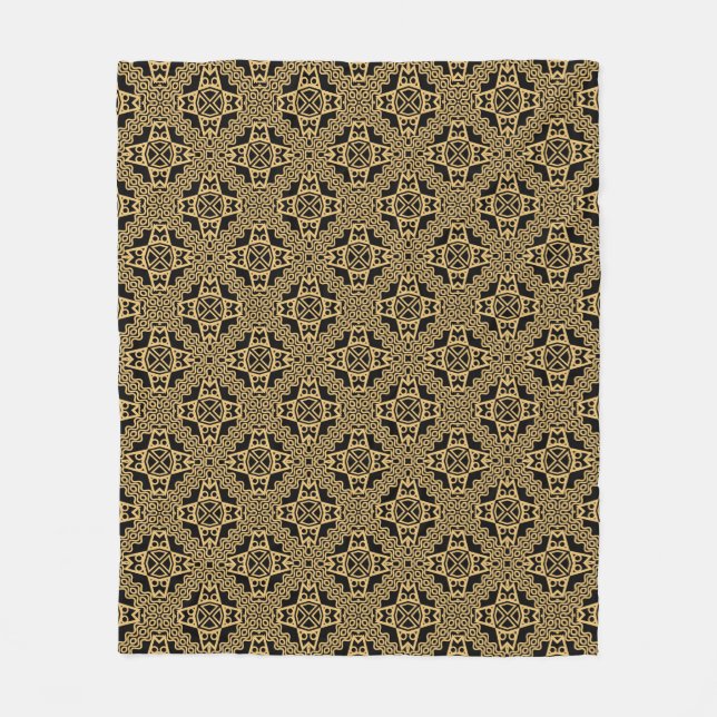 Creative geometric seamless pattern. triangle, cir fleece blanket (Front)