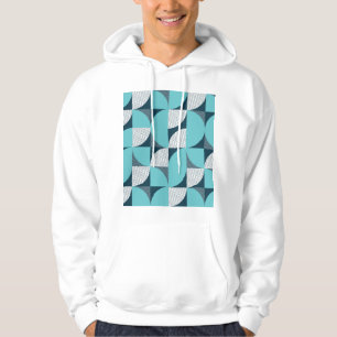Creative geometric shape pattern hoodie