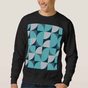 Creative geometric shape pattern sweatshirt