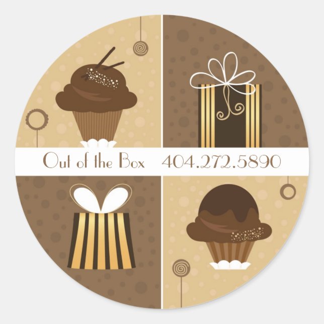 Creative Gift Classic Round Sticker (Front)