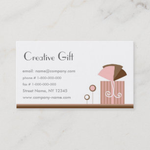 Creative Gift Shop Business Card Template