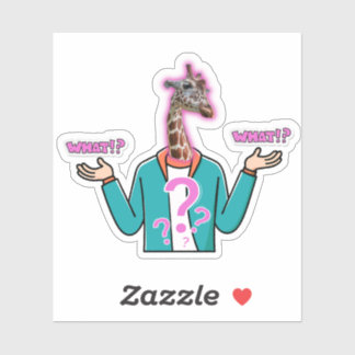 Creative Giraffe Sticker