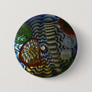 Creative Glass Blowing 6 Cm Round Badge