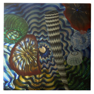 Creative Glass Blowing Ceramic Tile