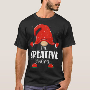 Creative Gnome Matching Family Group Christmas Paj T-Shirt