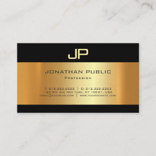 Creative Gold Light Shadow Modern Aesthetic Luxury Business Card