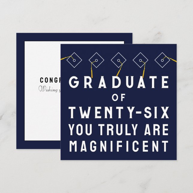 Creative Graduation 2025 Card (Front/Back)