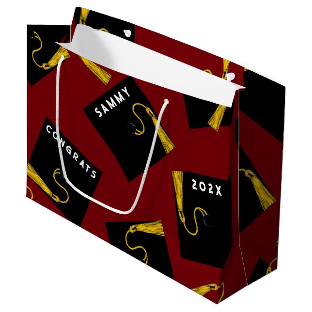 Creative Graduation 2025 Large Gift Bag (Front Angled)