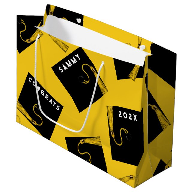 Creative Graduation 2025 Large Gift Bag (Front Angled)