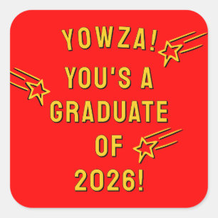 Creative Graduation 2026 Square Sticker