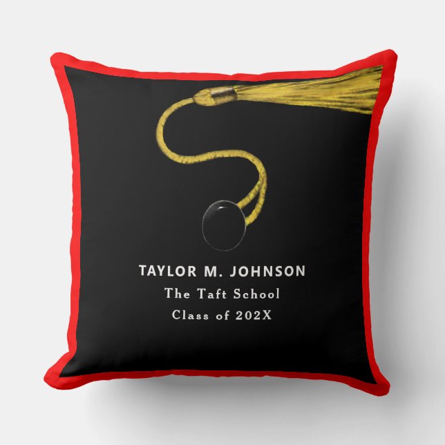 Creative Graduation Gift Throw Pillow (Front)