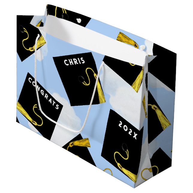 Creative Graduation Large Gift Bag (Front Angled)