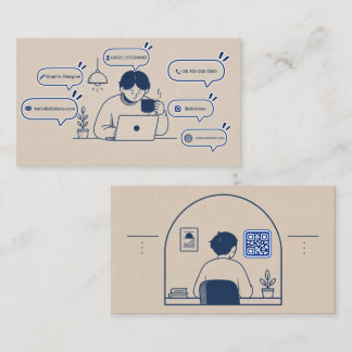 Creative Graphic Designer Business Card
